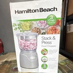 Hamilton Beach Stack & Press Food Chopper 3 Cup 72740G Stainless Steel. Fixed Price $25.99.