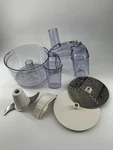Hamilton Beach Prepstar Food Processor 70560R Bowl, Lid, Pusher, Blade, Disc. Fixed Price $39.75.
