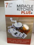 Miracle Kitchen Plus 7-IN-1 Manual Food Processor Chop Slice Shred Juice Whip. Fixed Price $41.06.