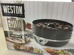 Weston 4-TRAY Dehydrator 75-0640-W Black/silver 500 Watt Jerky Dried Food Herbs. Fixed Price $62.95.
