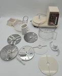 Vtg Sears Counter Craft Food Processor Model 400.693100 W/ Accessories. Fixed Price $45.99.