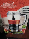 Brentwood Food Processor Nib 3 Cups, 2 Speed + Pulse. Fixed Price $25.00.