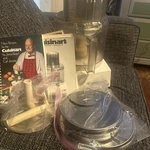 Vintage Cuisinart DLC-7 Super Food Processor With Accessories Tested Japan. Fixed Price $135.00.