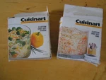 Cuisinart Food Processor Disc Sets DLC-071 + DLC-073. Fixed Price $35.00.