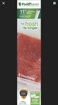 Foodsaver Plastic Vacuum Sealer Bags 11 Heat-seal Roll New In Box (27.L). Fixed Price $23.00.