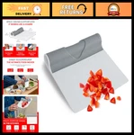 Multi-purpose Folding Food Mover & Dough Scraper Tool Kitchen Gadget For Chefs. Fixed Price $39.99.