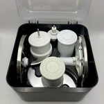 Kitchenaid KFP1133WH Exactslice Food Processor Blade & Disc Storage Set W/ Case. Fixed Price $49.99.