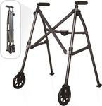 New Stander Space Saving Mobility Walker Black Walnut 4200-BW + Free S/h. Fixed Price $98.85.