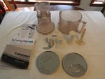 Cuisinart Dcl 7 Super Food Processor Parts & Manuel. Fixed Price $65.00.