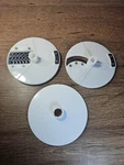 Cuisinart Little Plus Food Processor Discs Lot DLC-510TX DLC-514TX DLC-522TX. Fixed Price $19.99.