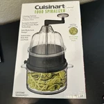 Cuisinart Food Spiralizer Black Stainless Slicer Dishwasher Safe Kitchen Gadget. Fixed Price $15.84.