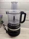 Kitchen Aid Household Food Processor E105402 Tested - Black No Blades. Fixed Price $32.50.