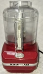Kitchen Aid Chef's Chopper Mini Food Processor Cups KFC3100ER3 Red. Fixed Price $35.00.