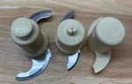 Lot 3 Cuisinart Set FP-12LCB FP-12SCB Dough Chopping. Fixed Price $29.99.
