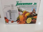 Juiceman Jr. Model JM-1 Automatic Extractor 410W Complete W/ Box Manuals. Fixed Price $62.00.