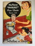 Nutone Built-in Food Center Kitchen System Instructions & Recipe Booklet Only. Fixed Price $19.95.