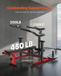 New Chest Press Machine, 450 Lbs Bench Set, Adjustable Flat Incline. Fixed Price $284.15.