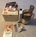 Regal V813 La Machine Compact Food Processor Vintage With Original Box Tested. Fixed Price $69.99.