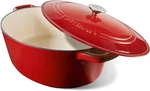 Cuisinart Quart Cast Iron Oval Casserole CI770-33RG Red Gradient. Fixed Price $58.18.