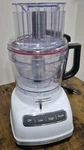 Kitchenaid KFP1133WH 11-CUP Food Processor With One Blade Tested Works. Fixed Price $79.00.