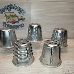 Saladmaster Stainless Steel Food Processor Cones Blades Shredding Slicing Euc. Fixed Price $18.75.