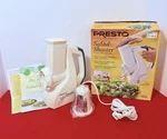 Presto Salad Shooter Electric Slicer Shredder Handheld Food Chopper White 02910. Fixed Price $38.66.