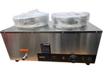 Vevor Electric Soup Warmer, Dual 7.4QT Stainless Steel Round Pot 86 185F Adjusta. Fixed Price $82.62.