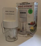 Hamilton Beach Mini Mincer Micro Food Processor White W/ Box Model 345 Usa Flaw. Fixed Price $19.96.