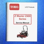 Toro Master Z400 Series Service Manual Steel Closure - Durable Front & Back. Fixed Price $27.26.