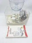 Kitchenaid Food Processor KFP600WH Accessories / Blades Bowl Book Storage Cont. Fixed Price $39.99.