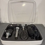 Kitchenaid KHB2561 5-SPEED Immersion Hand Blender Attachments & Case Tested Work. Fixed Price $71.20.