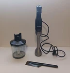 Breville Immersion Hand Blender BSB510XL Brushed Steel Chopper Attachment Tested. Fixed Price $87.62.