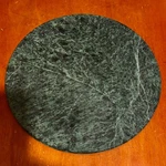 Creative Home Natural Marble Round Trivet Cheese Board Dessert Serving Plate 10". Fixed Price $31.00.