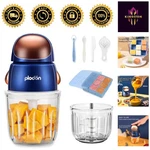 Compact Baby Food Maker - Mini Electric Chopper With 2 Glass Bowls (0.6L, 0.3L). Fixed Price $81.99.