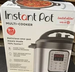 Instant Pot 6 Qt 9IN1 Pressure Cooker Multi Open G2U. Fixed Price $98.99.