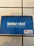 New Better Chef Compact Chopper,easy To Clean,pulse Switch,safety Lock Lid White. Fixed Price $15.00.