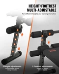 Sit Up Bench, Folding Curved Decline With 5 Adjnewtable Height Set. Fixed Price $119.61.