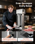 Vevor 15L Electric Sausage Stuffer 33LBS W/ 4 Tubes Commercial. Fixed Price $490.99.