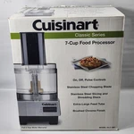 Cuisinart 7 Cup Food Processor Model DLC-5BC Brushed Chrome Brand New Box. Fixed Price $139.99.