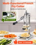 Commercial French Fry Cutter, Stainless Steel Vegetable Fruit Chopper With 3. Fixed Price $121.08.