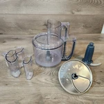 Cuisinart Cup Food Processor Work Bowl, Lid, Chute, Pusher FP-11SVWB Complete. Fixed Price $49.99.