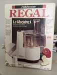 Vintage Regal La Machine Food Processor New Open Box K813. Fixed Price $99.95.
