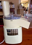 Vtg Oster Food Crafter Slicer Shredder French Fry Cutter Model 341 Harvest Gold. Fixed Price $31.96.
