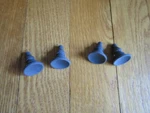 Oster 5273-DFL Food Processor Replacement Part Only 4 Gray Suction Feet Freeship. Fixed Price $15.95.
