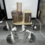 Vintage Sears Kenmore 7 Speed Counter Craft Food Processor Attachments As Shown. Fixed Price $54.77.