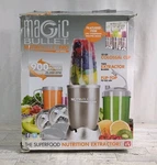 Nib Silver Magic Nutribullet Pro 900 Blender Mixer 15 Piece With Cookbook. Fixed Price $50.00.