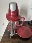 Ninja Storm Food Processor Blender QB751QCN 30 Red Works. Fixed Price $80.00.