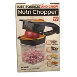 Nutri Chopper 2705EN New Open Box Squeeze And With Bonus Storage Container. Fixed Price $24.99.
