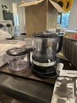Kitchenaid 3.5-CUP Mini Food Chopper Black Glossy Processor Brand New KFC3516Q. Fixed Price $95.00.