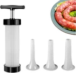 Sausage Stuffer - Homemade Manual Maker, Fast Meat Filling White. Fixed Price $20.41.